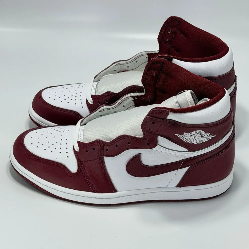 Mens Nike Air Jordan 1 High Artisanal Red DZ5485-160 Size 10.5 White/Team Shoes